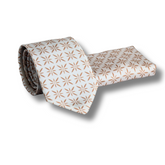 WHITE SPARKLES TIE SET